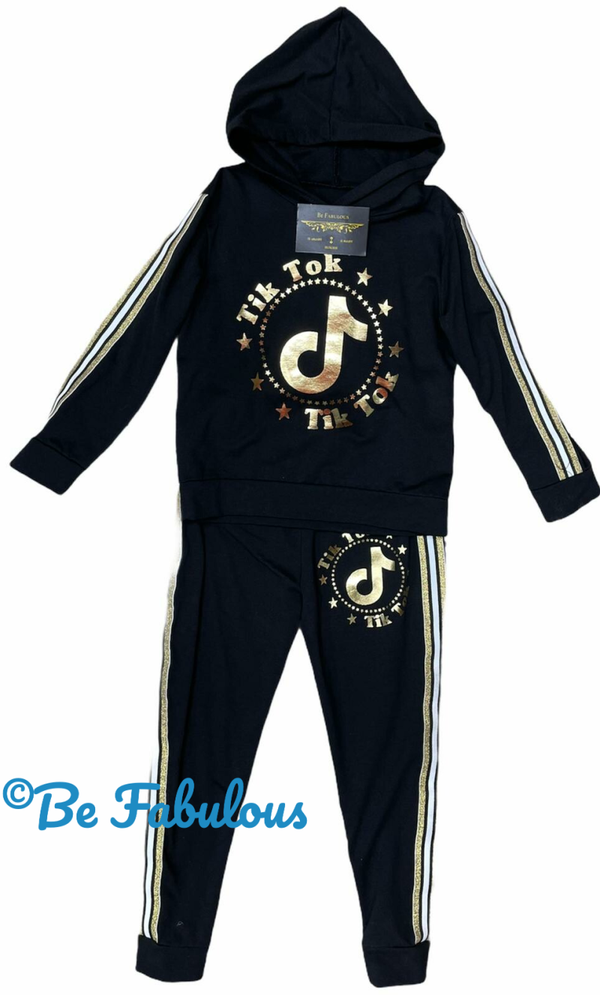 Tik Tok set Zwart