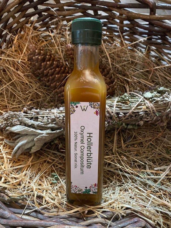 Hollerblüten Oxymel
