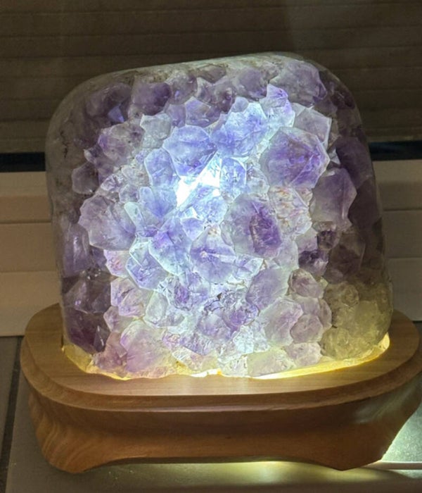 Amethist lamp