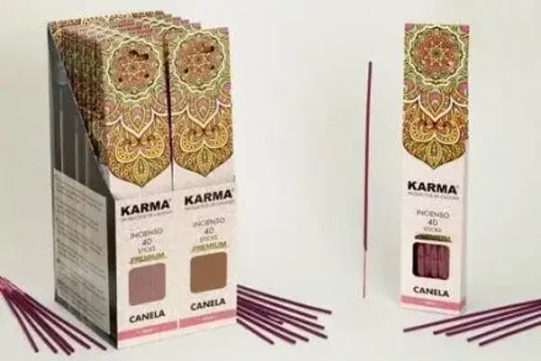 INCIENSO CANELA 45 G (40 STIKS) 60" DURACIÓN