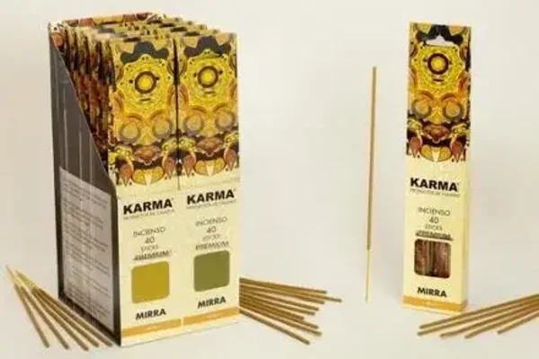 INCIENSO MIRRA 45 G (40 STIKS) 60" DURACIÓN