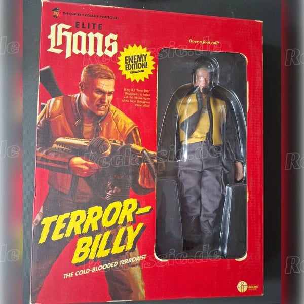 Wolfenstein 2 - Terror Billy Sammelfigur + Poster