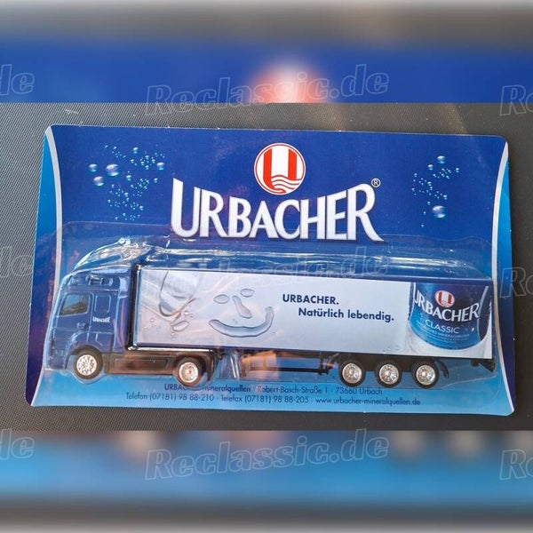 Urbacher Mineralwasser Werbetruck 1:18 | Mercedes Axor | OVP / NOS