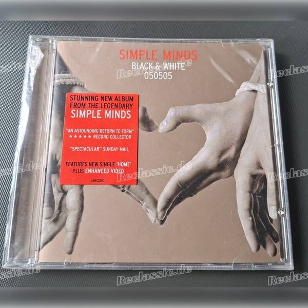 Simple Minds – Black & White 050505 (CD) – Das fesselnde New-Wave- & Synth-Rock-Meisterwerk als seltene OVP-NOS-Ausgabe