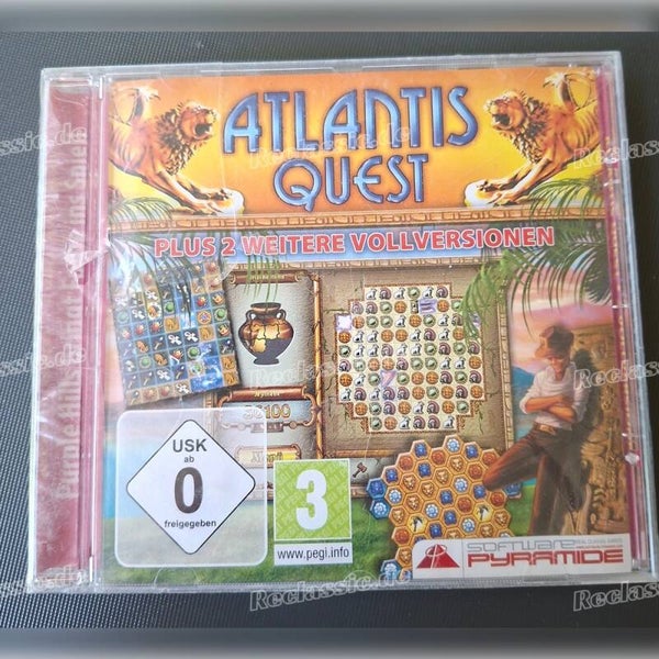 Atlantis Quest (Software-Pyramide) | Premium-Rarität für PC-Sammler (Neu in OVP / NOS)
