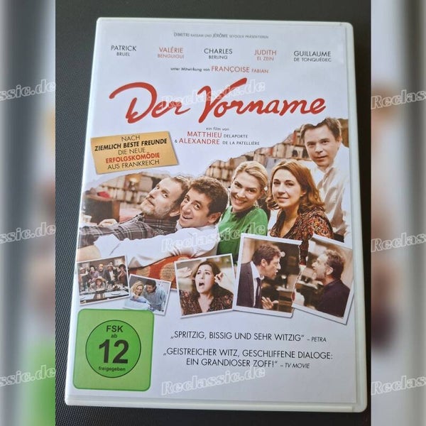 Der Vorname (DVD) – Die genial-bissige und urkomische Gesellschafts-Komödie