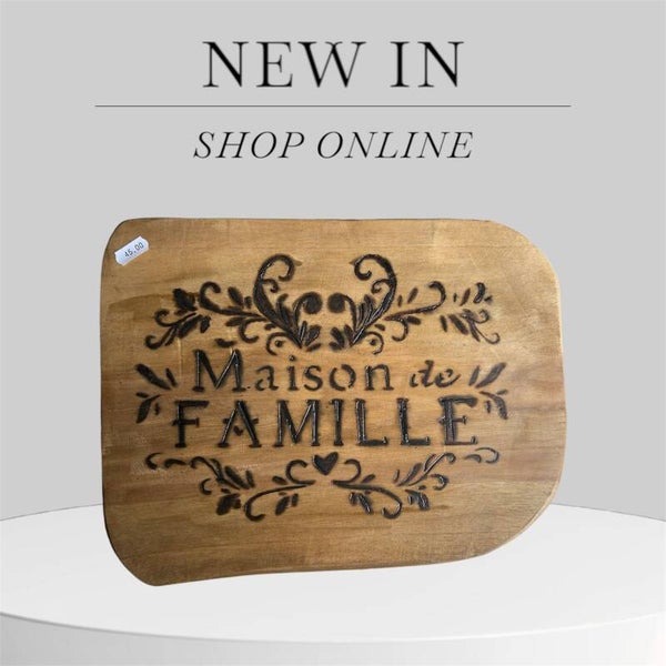 plaque maison de famille