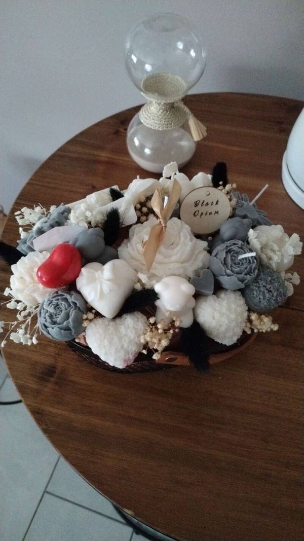 panier bougies et fondants