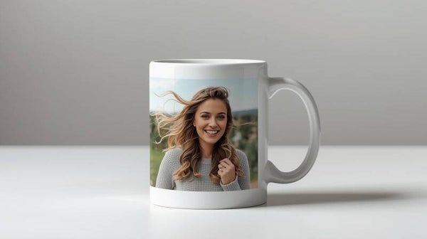 Mok met eigen foto