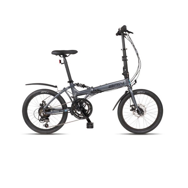 BICI BRN BIKE FOLDING FULL GRIGIA