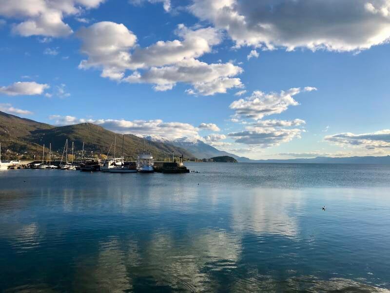 Lake Ohrid view