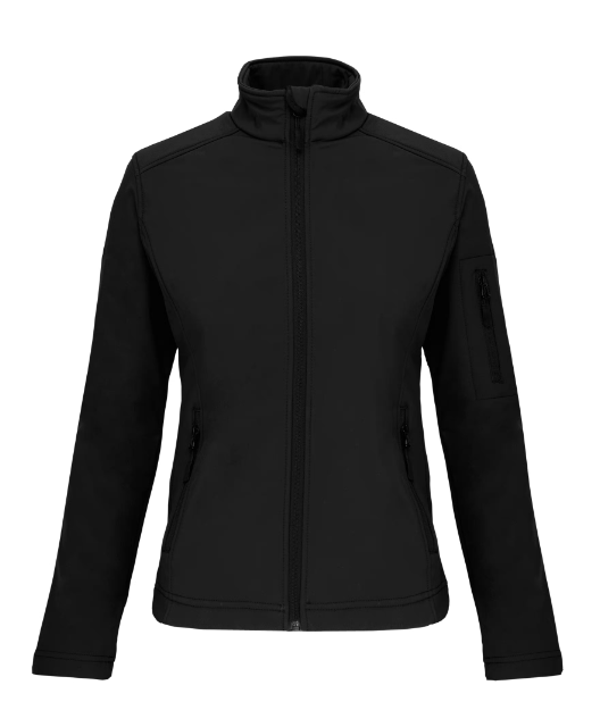 Gepersonaliseerd Softshell jasje Dames Black