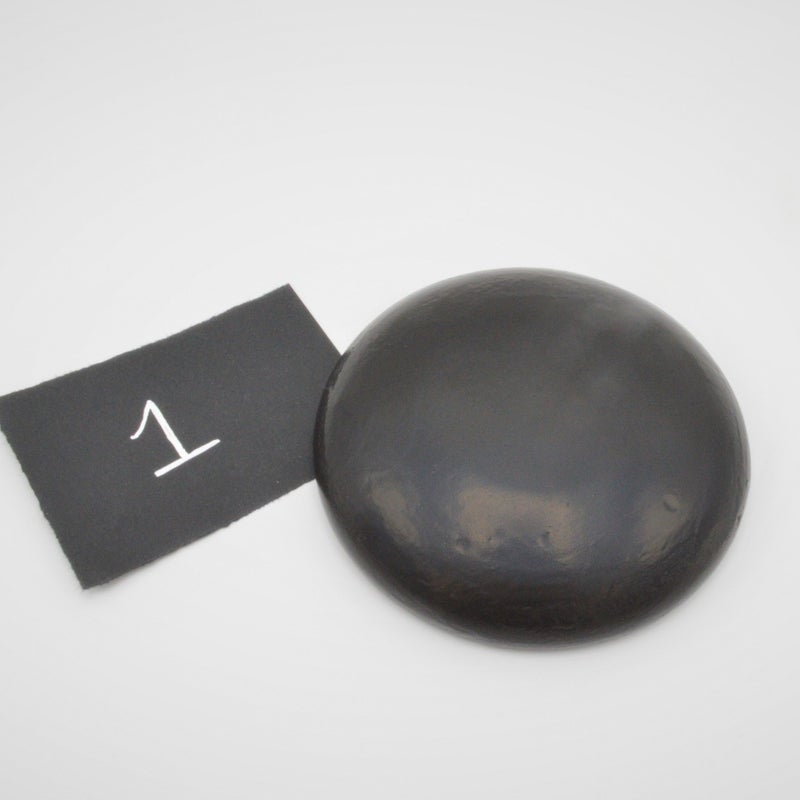 1: Round/big €45/€55 + processing costs. 9,5 x 2,7 cm