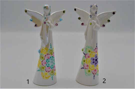 Engel van keramiek (klein) / Ceramic angel (small)