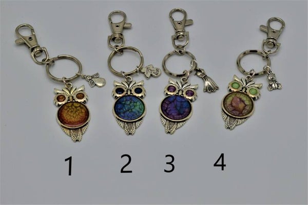 sleutelhangers uil / keychains owl