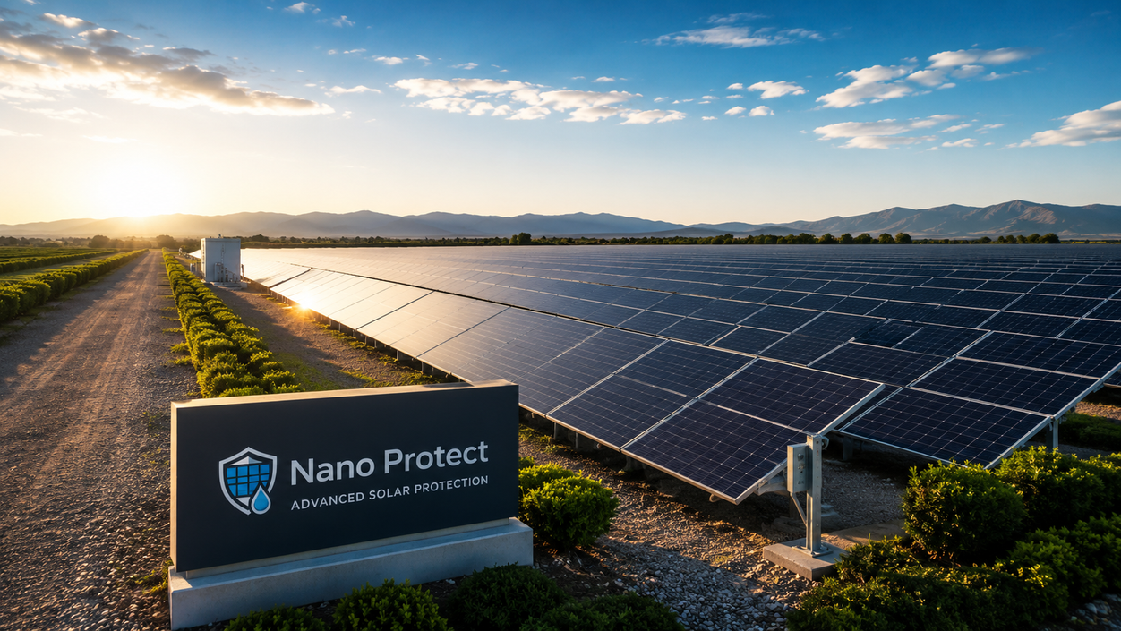 Solar panel protective coating