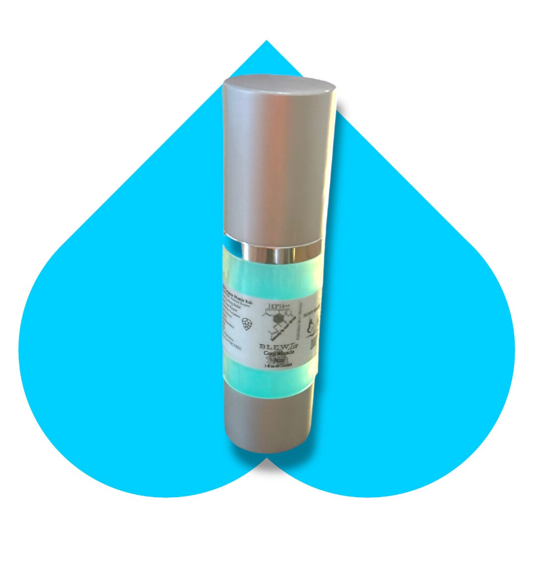 BLEW ice Cool Muscle Jam CBD alternative Pain Topical Gel