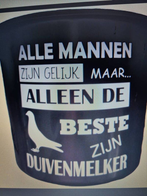 emmer met tekst