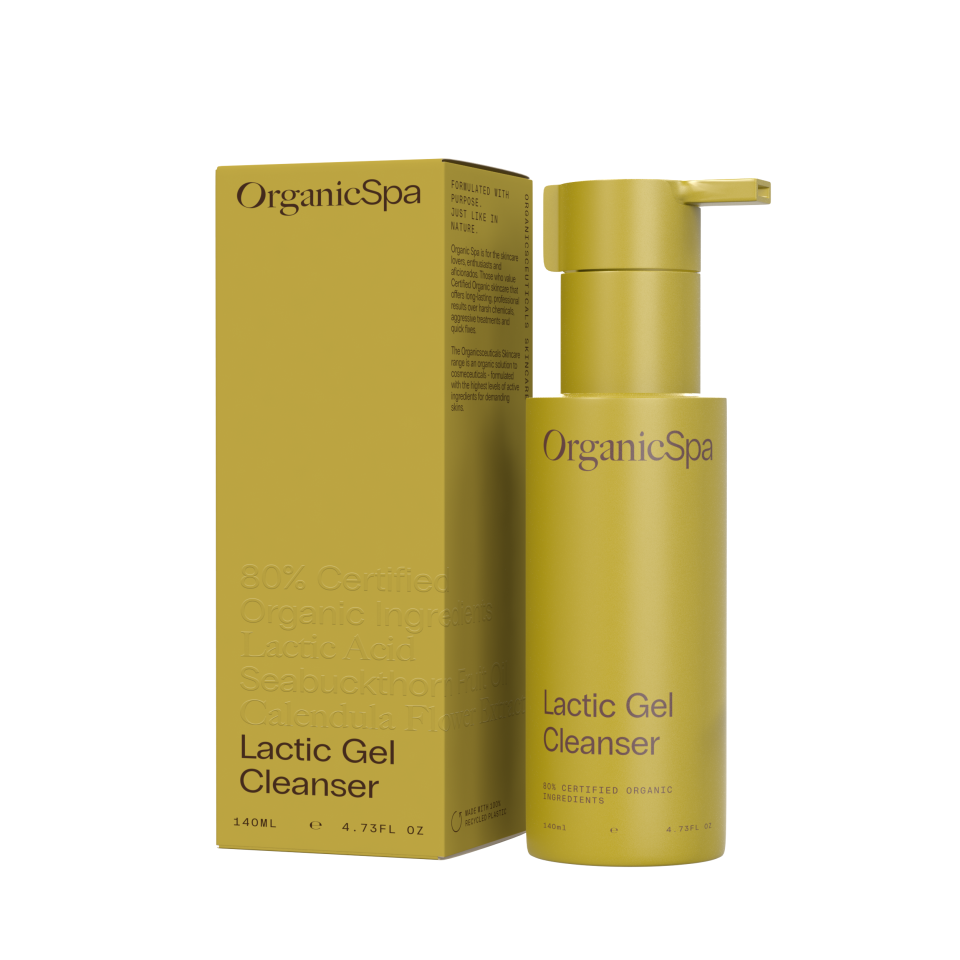 Lactic gel cleanser