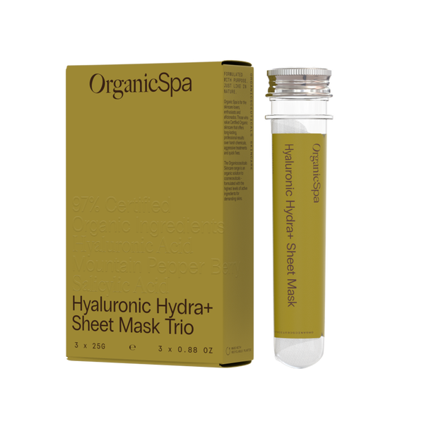 Hyaluronic hydra+ sheet mask trio