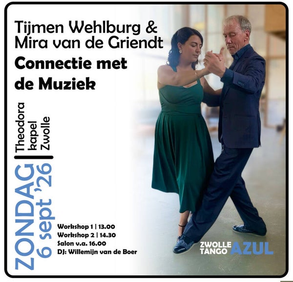 Workshops 'Connectie met de muziek' door  Tijmen Wehlburg en Mira van de Griendt