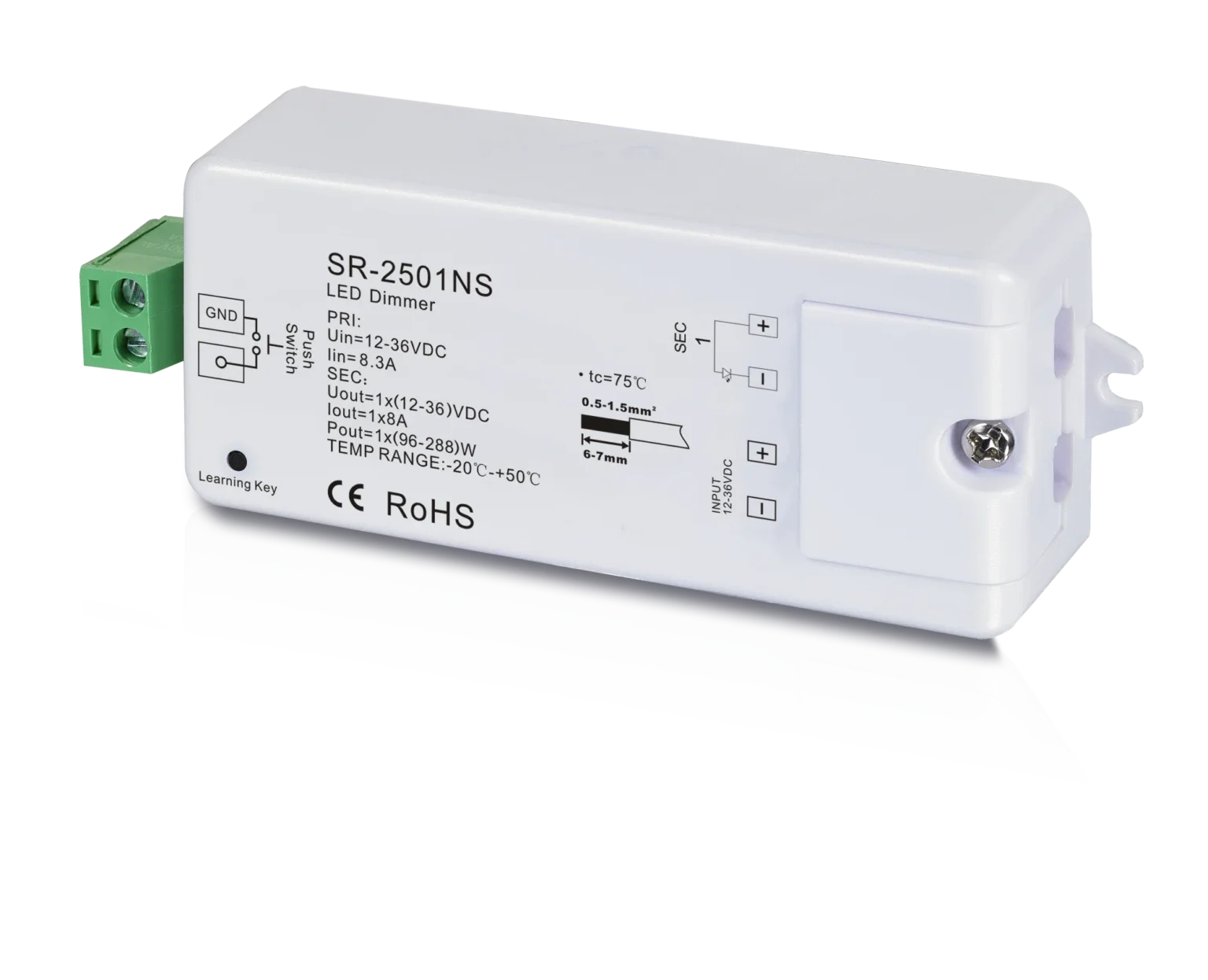 Draadloze LEDstrip ontvanger RF single color