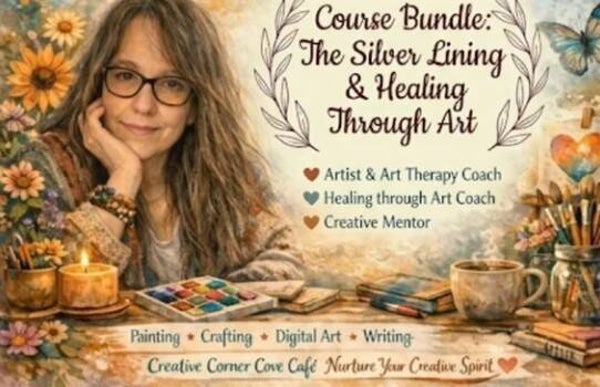 Healing Through Art & The Silver Lining Bundle online therapy ciurses