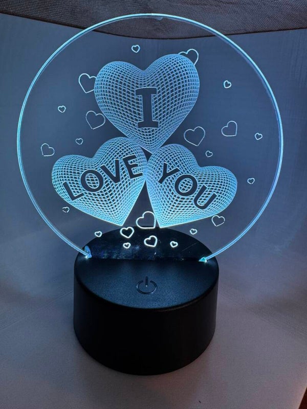 LED Acryllamp I love you