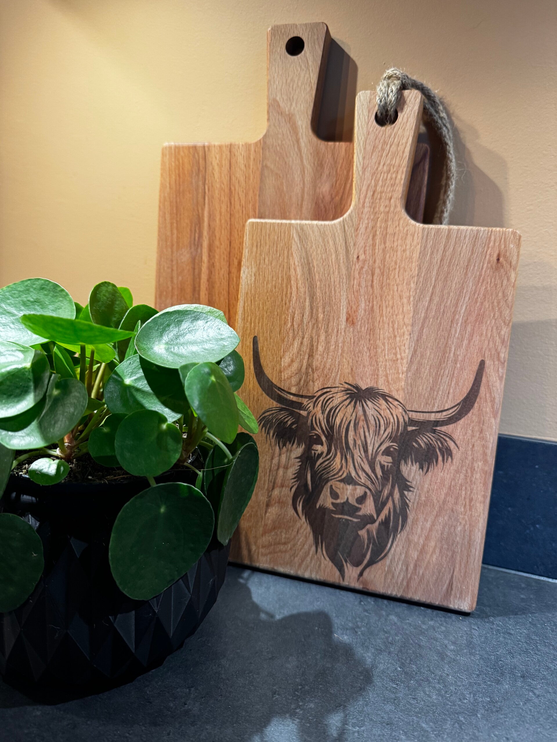 Borrelplankje Schotse Hooglander – Robuust Genieten