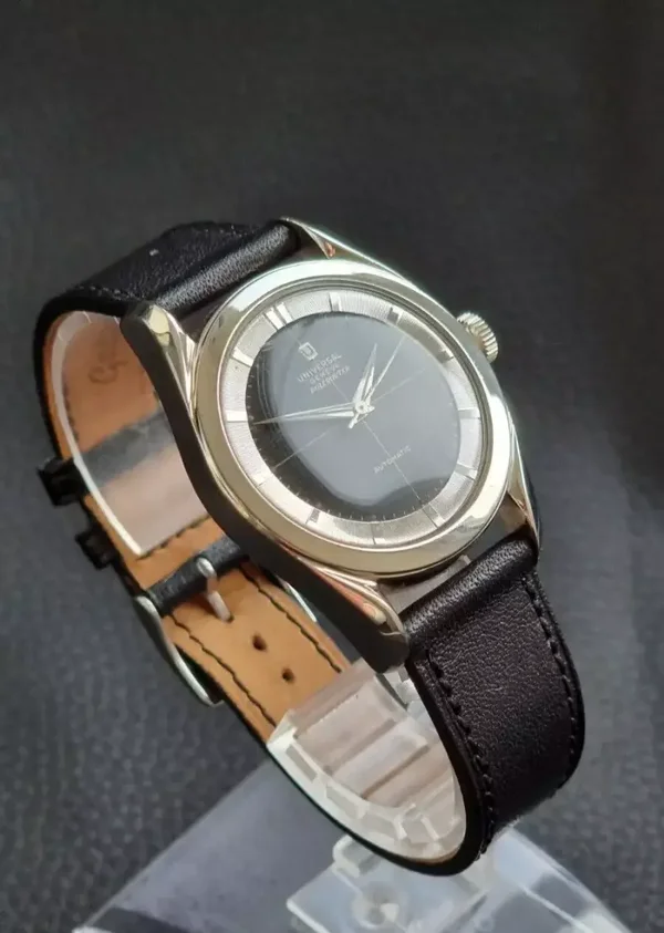 Universal Genève Polerouter 20217-4 - Gérald Genta Design, Full Restoration in April 2024, Rare Bumper Movement