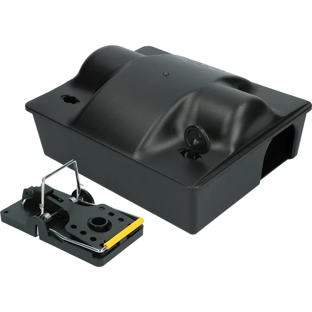 Voerdoos Rat Dual Bait incl. rattenklem en sleutel