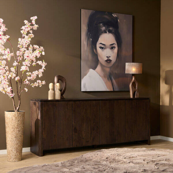 Dallas dressoir 210cm Walnoot