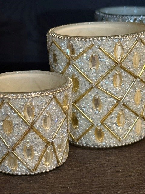 J-line sparkle windlicht
