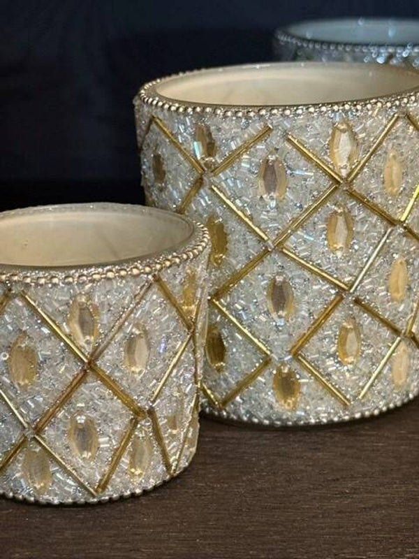 J-line sparkle windlicht