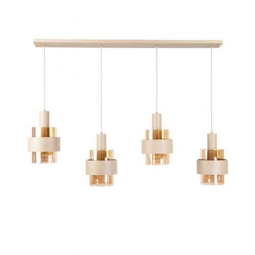 Hanglamp Marrone zand/amber 4L