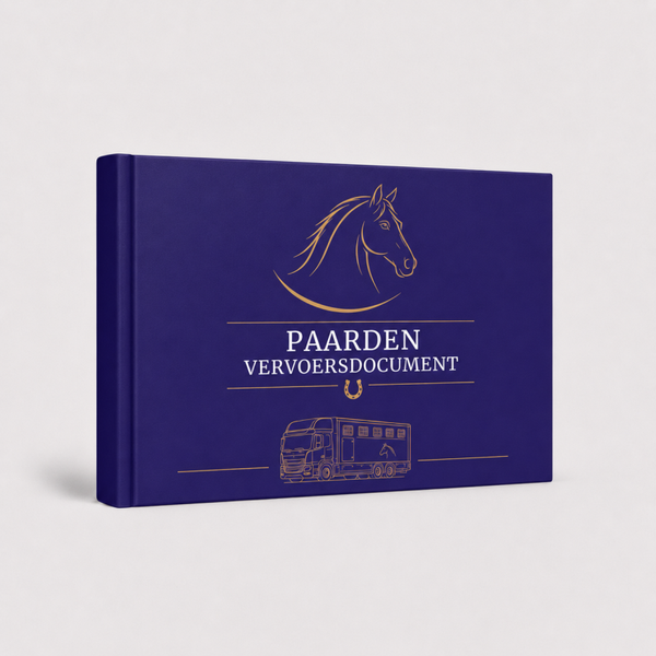 Paarden Vervoersdocument Boekje A5