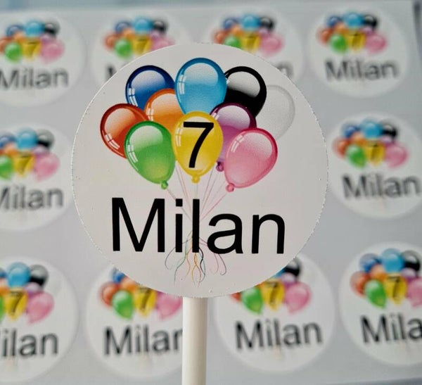 Stickers met ballonnen (inclusief verzendkosten)