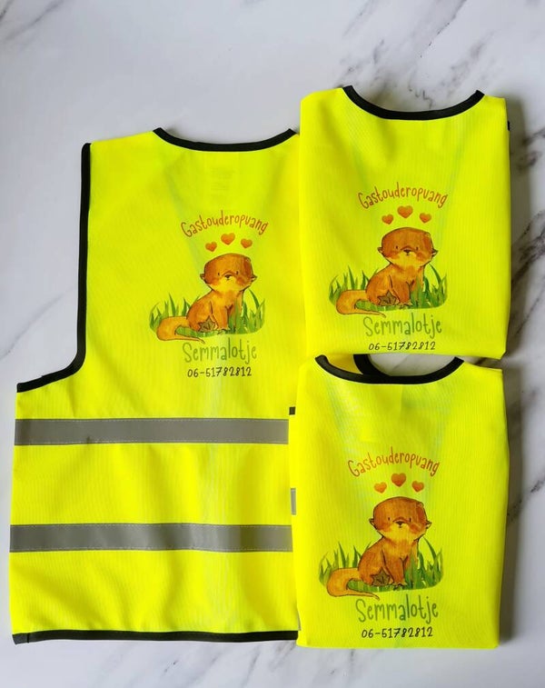 Veiligheidshesjes kids met logo