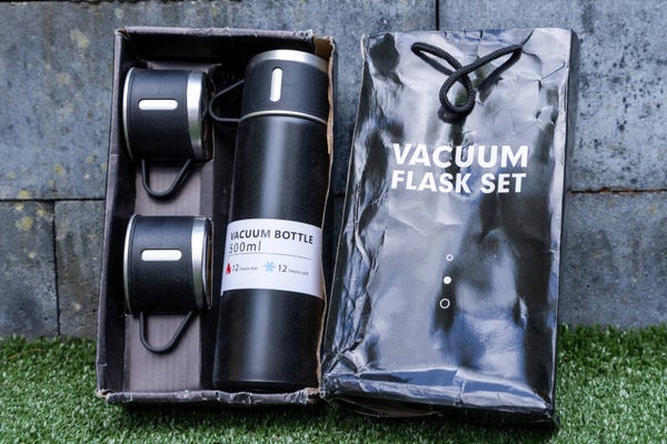 Vacuüm Fles incl. 3 bekers