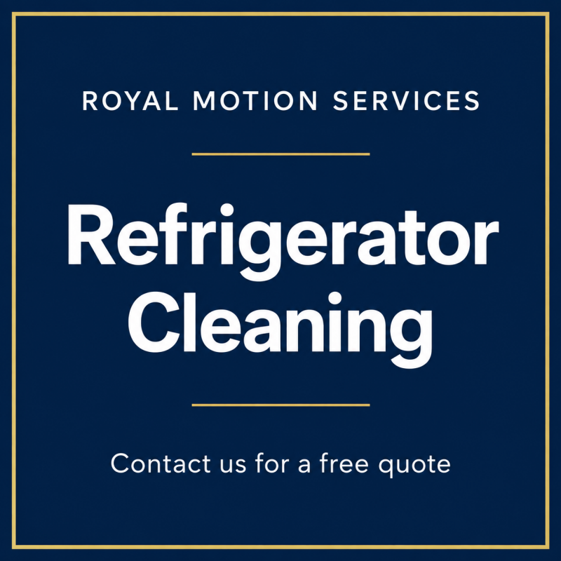 Refrigerator Cleaning — Interior and exterior options. Request your free quote.