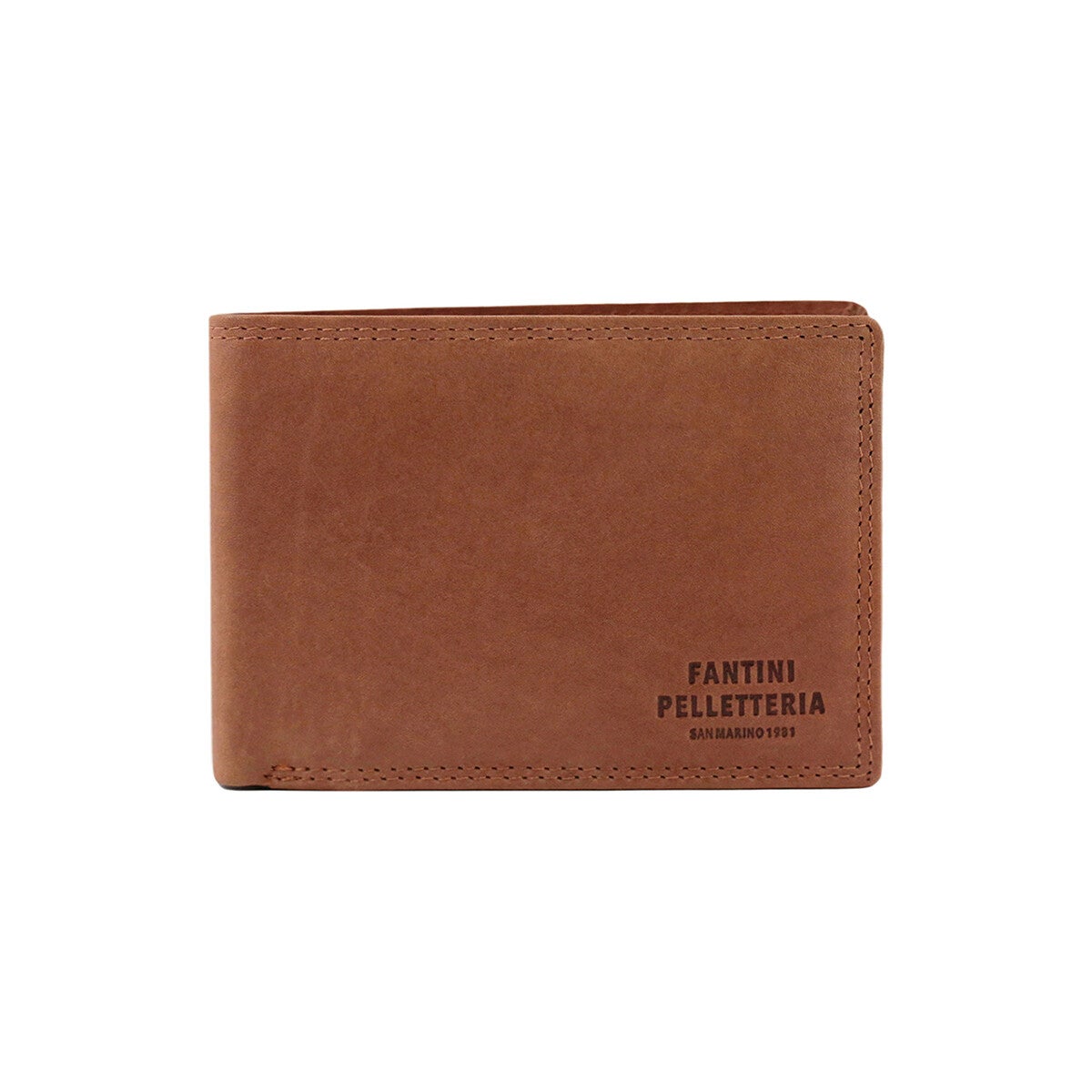 Leder Geldbeutel Herren mini mit Münzfach San Marino