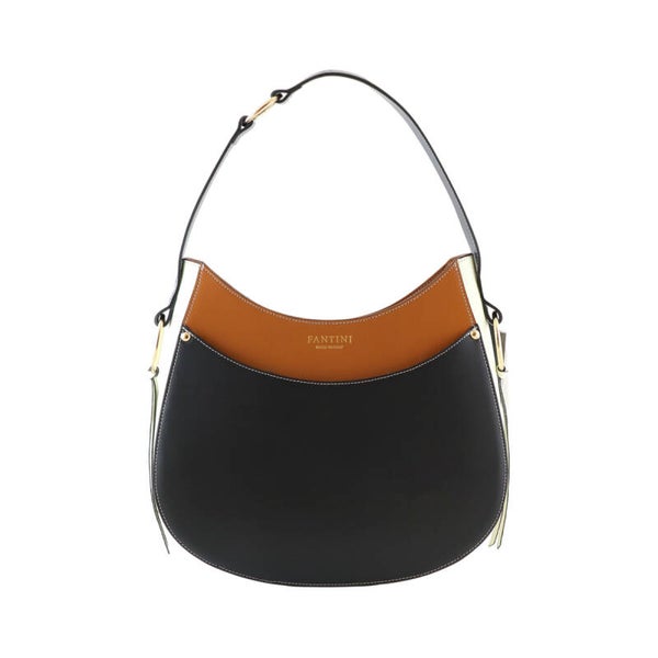 Borsa in pelle Nicole - Multicolore Marrone