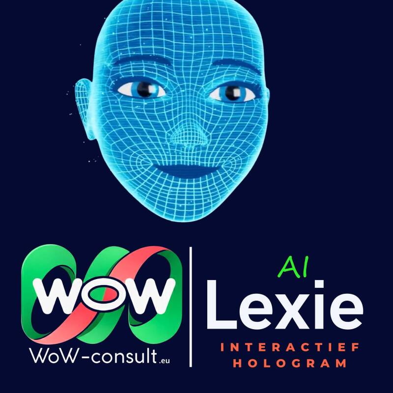 Lexie interactief AI hologram mediahologram Belgie