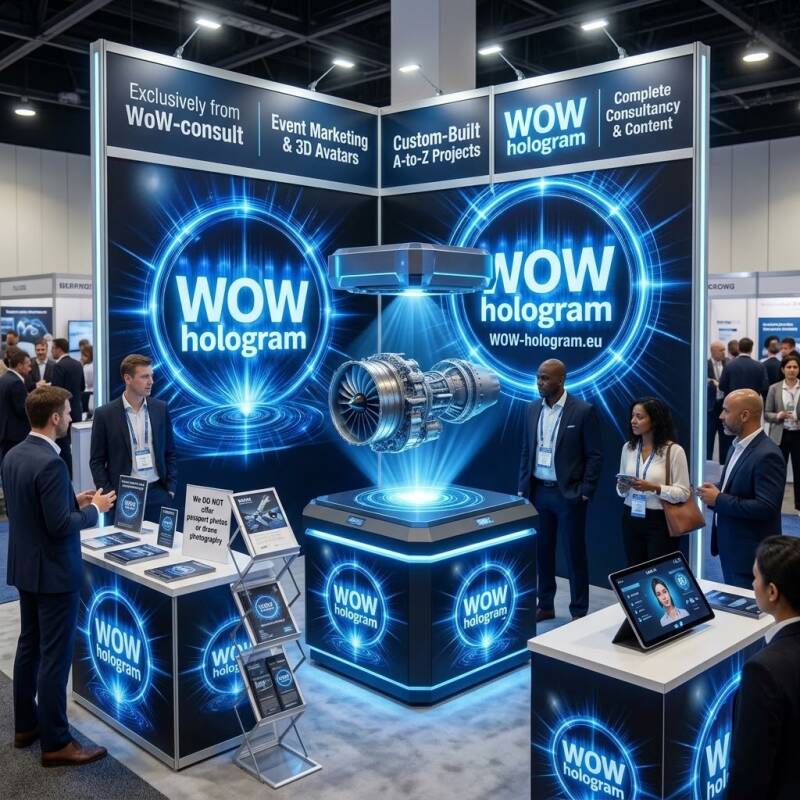 de toekomst met AI en hologram door WOW-hologram.eu