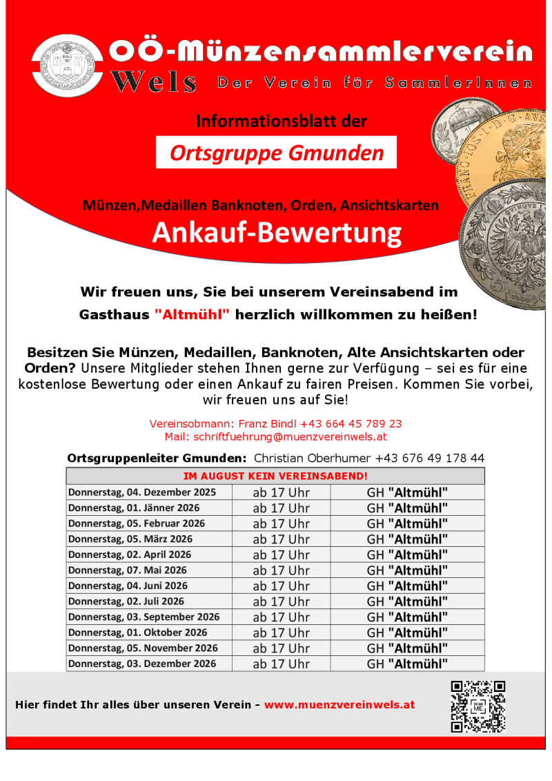 Vereinsabendde Gmunden 2026
