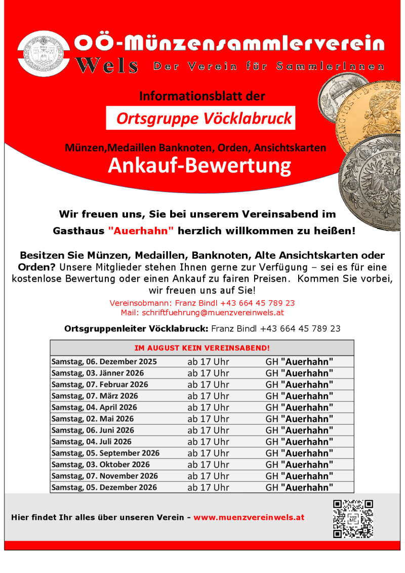 Vereinsabende Vöklabruck 2026