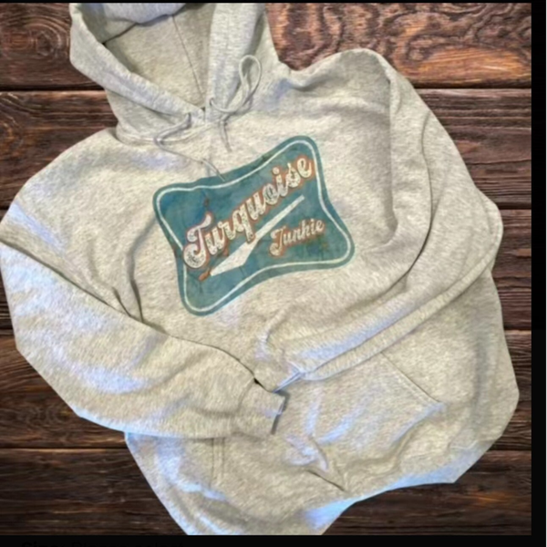 Turquoise Junkie Hoodie