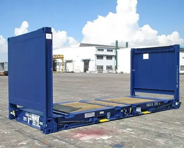 20 Fuß Flat Rack Container – Neu, Robust und Vielseitig