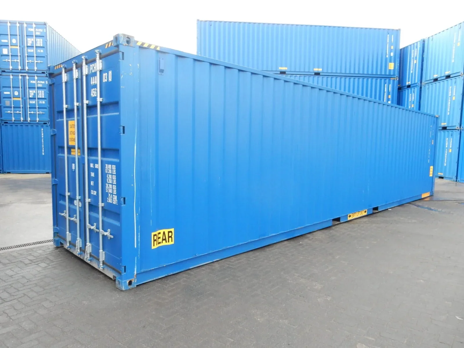 40 Fuß High Cube Container mit Doppeltür – Robust, Sicher und Praktisch