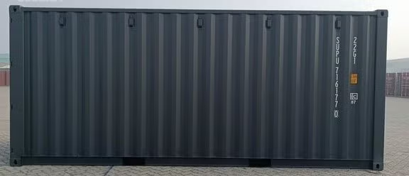 Neuer 20-Fuß-Container OWU – RAL 7016 (Anthrazitgrau)